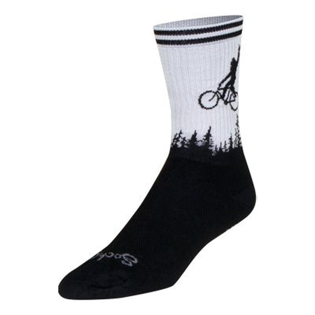 Sock Guy Squatchit sock, front view