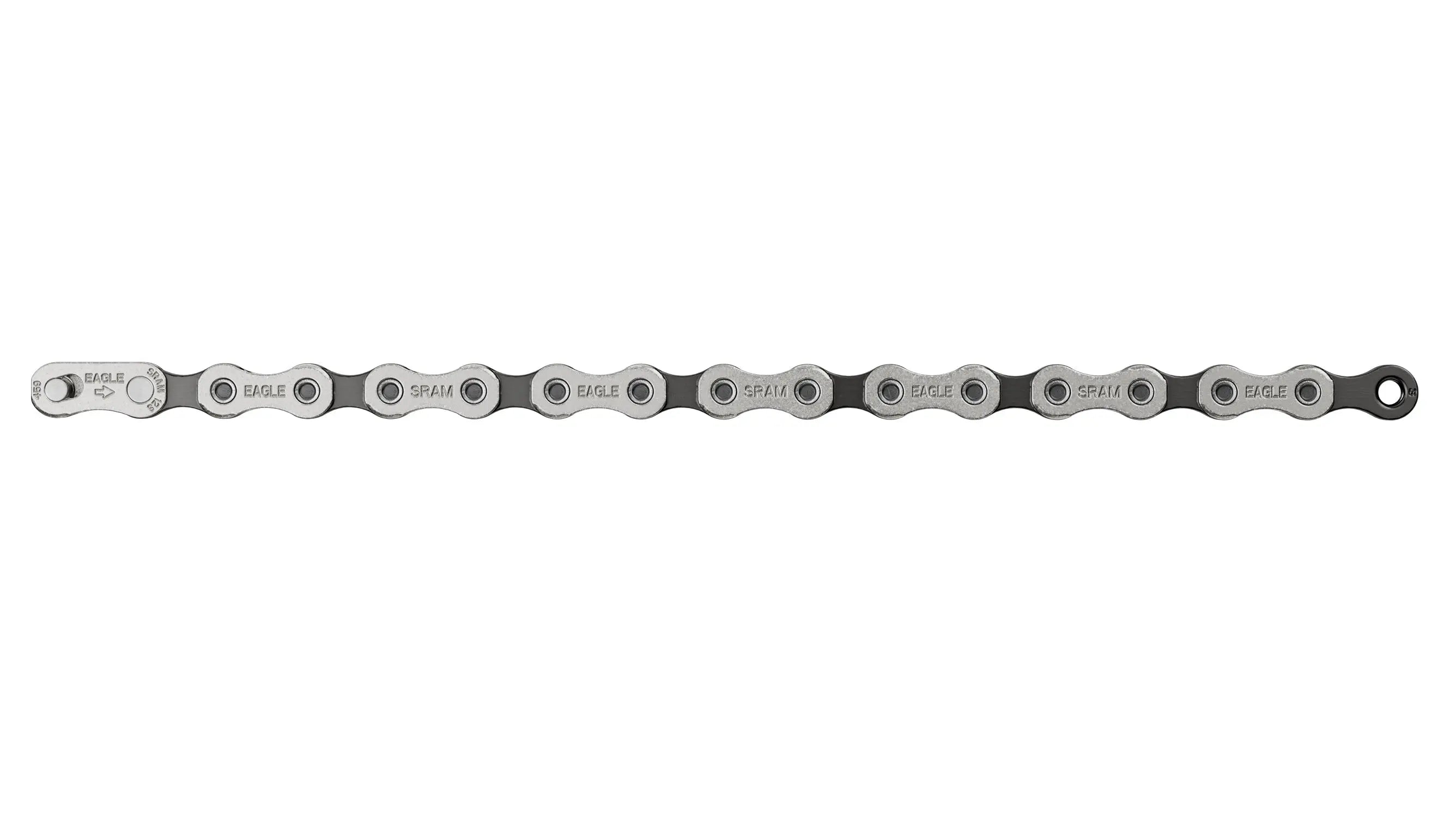 SRAM Eagle S200 Chain 12-speed with Nickel outer link finish and Black Oxide inner link finish