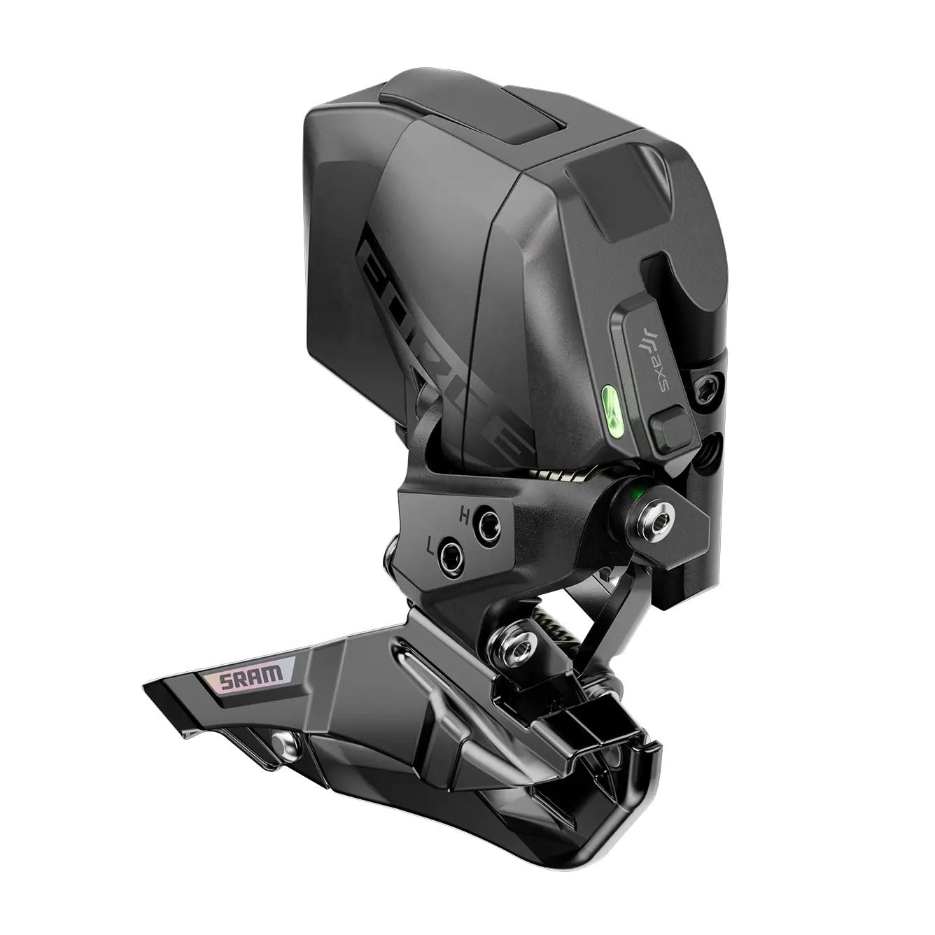 SRAM Force AXS E1 Front Derailleur Braze-on 2x12 Speed - three quarter view