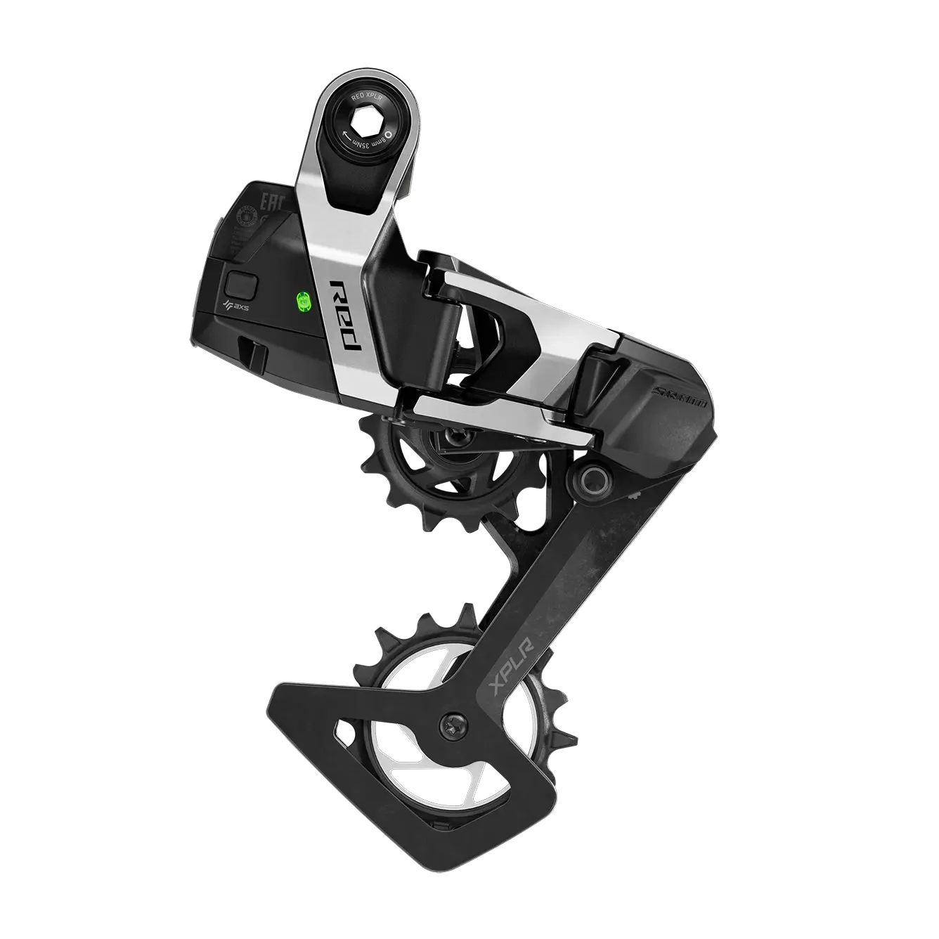 SRAM RED XPLR AXS Rear Derailleur E1 13-Speed 46T Max - side view