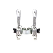 SunRace SLR03 FF 22.2mm friction stem mount shifter pair in silver alloy