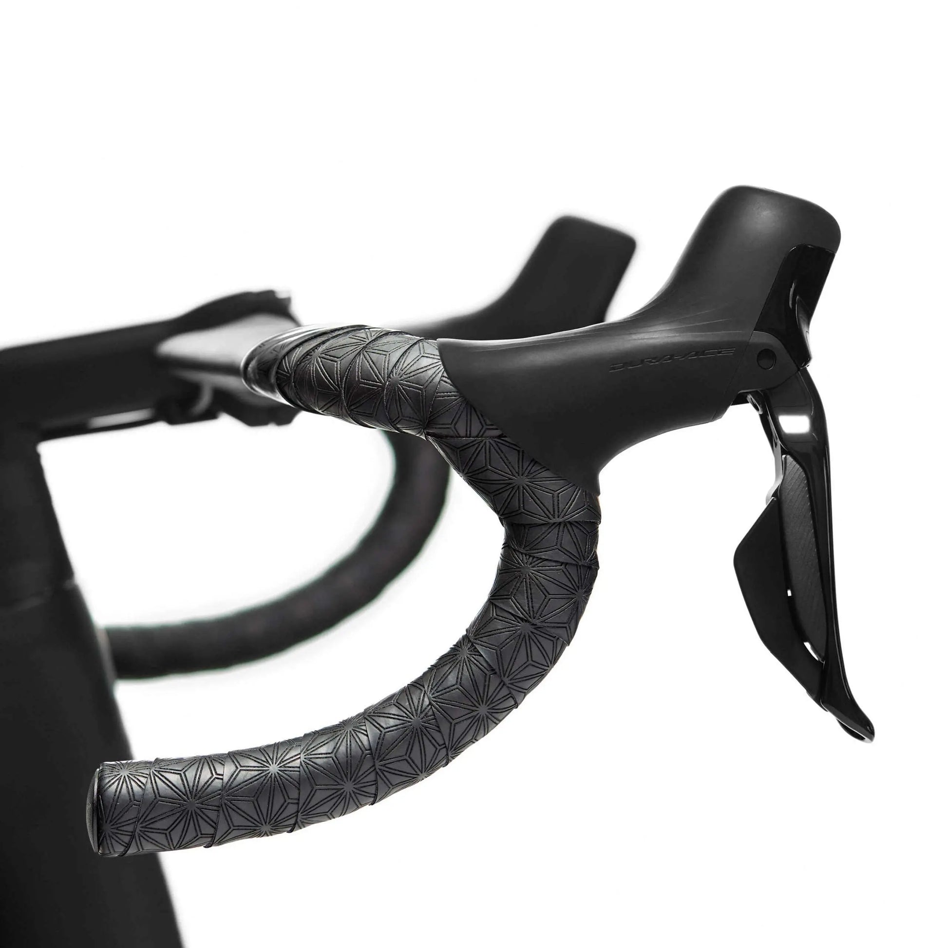 Supacaz Super Sticky Kush Gravel Bar Tape wrapped on handlebar