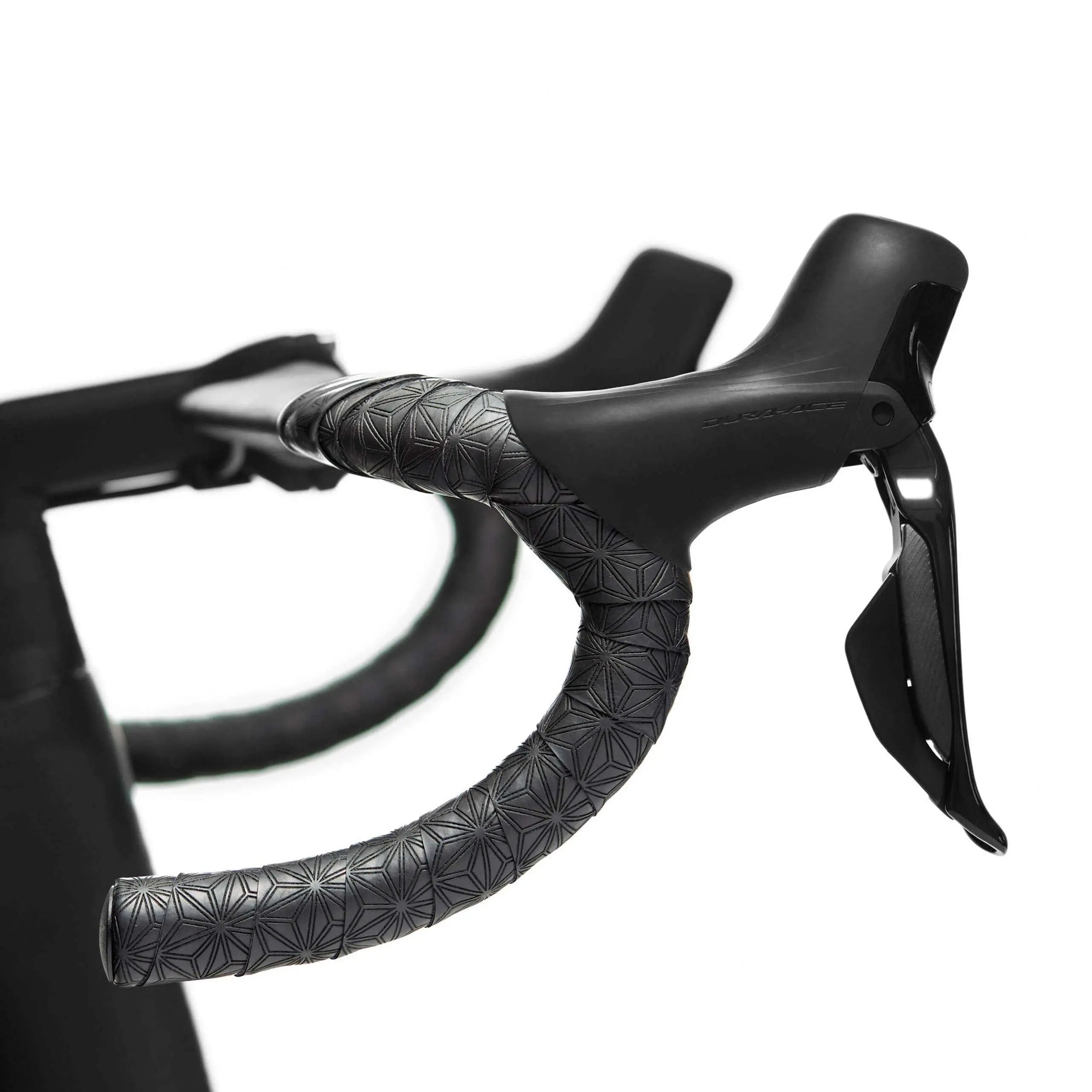 Supacaz Super Sticky Kush Gravel Bar Tape wrapped on handlebar
