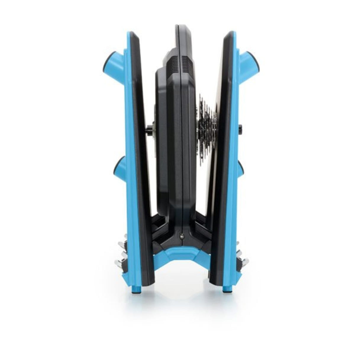 Tacx NEO 2T Smart Trainer with legs folded for storage