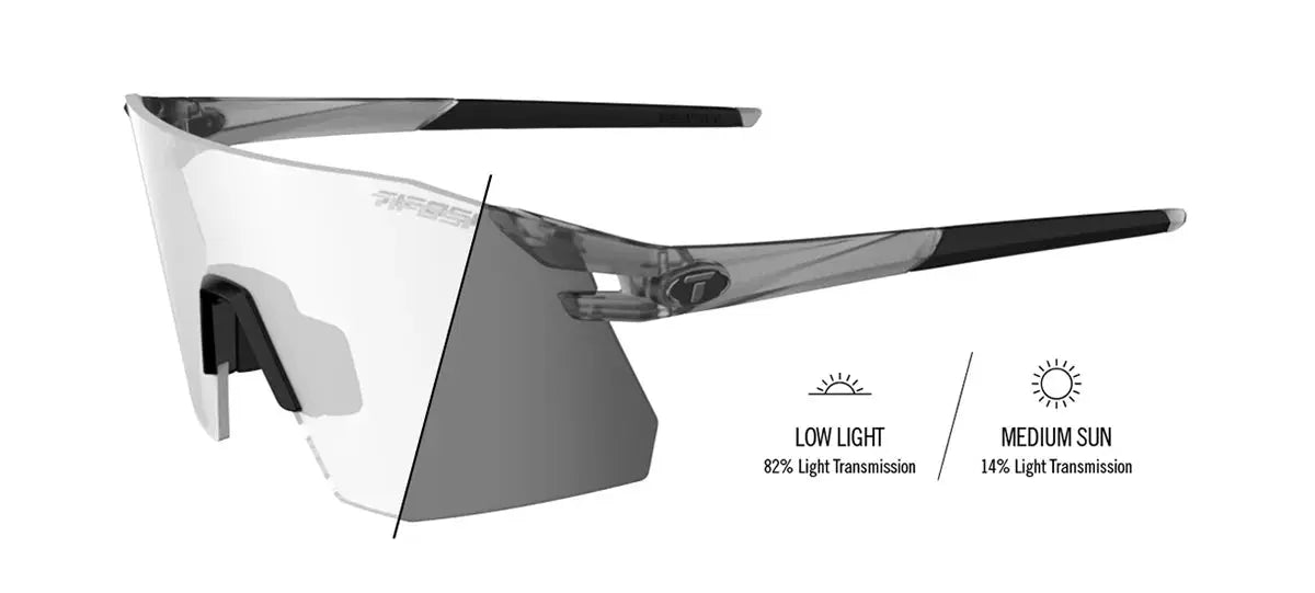 Tifosi Moab XC Sunglasses Satin Vapor Light Night Fototec