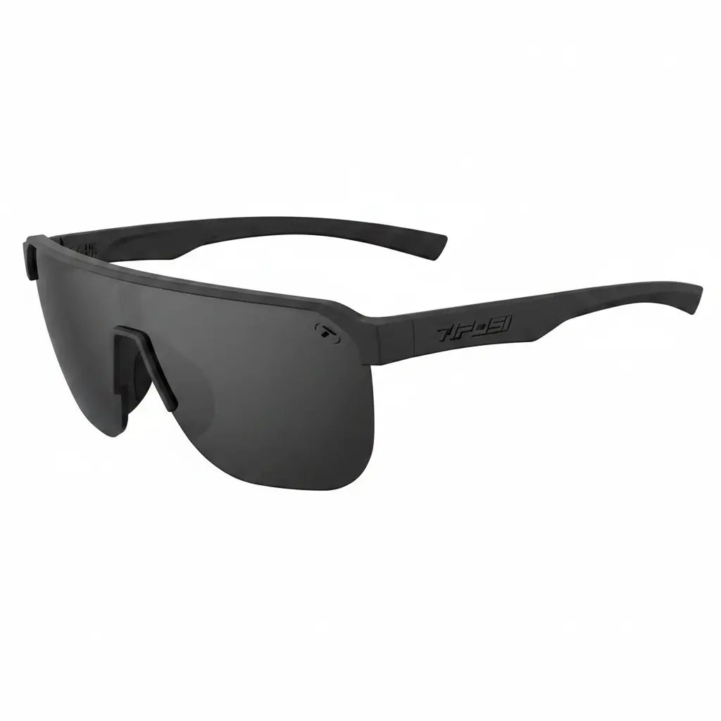 Tifosi Sanctum SL Sunglasses - Blackout with Smoke lens