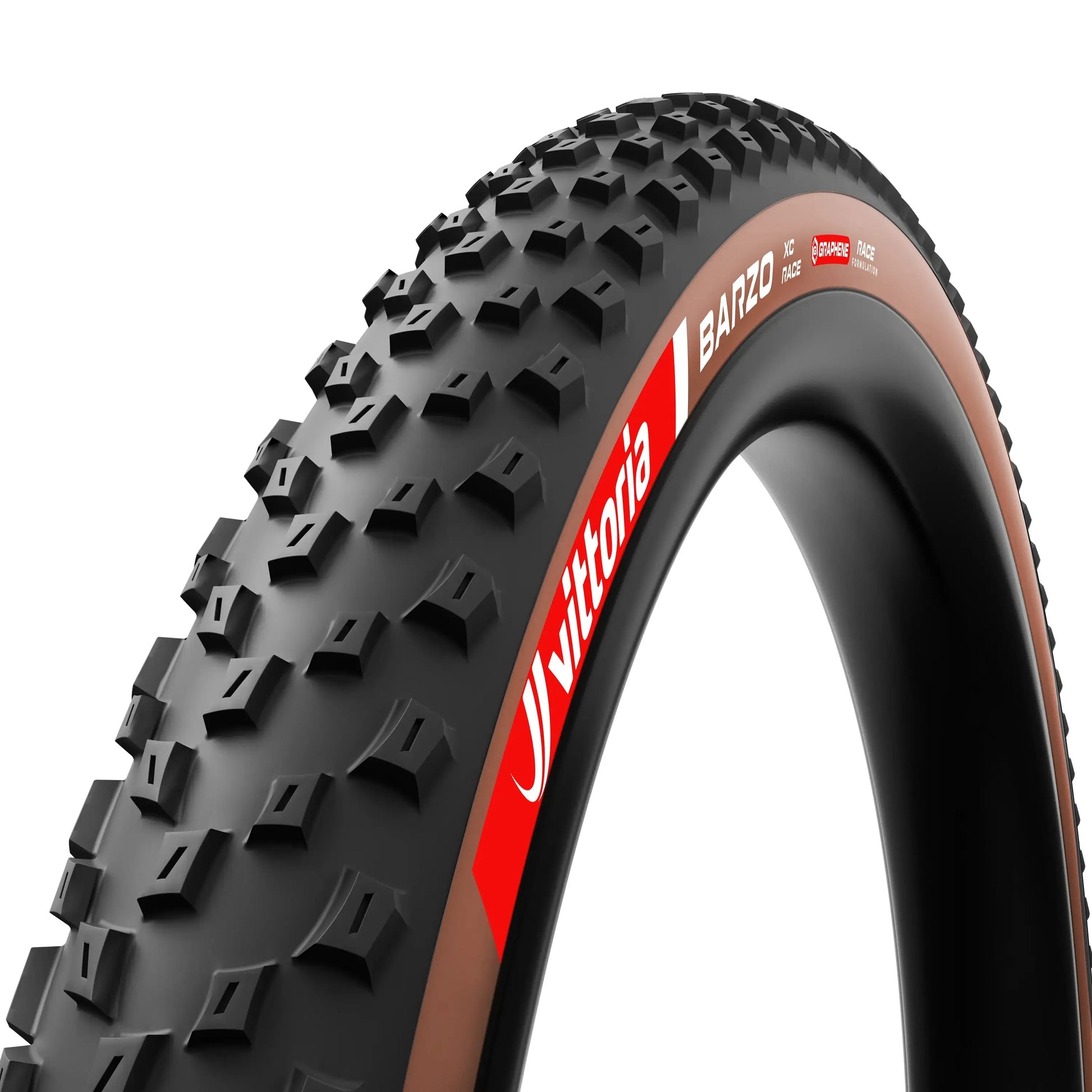 Vittoria Barzo XC Race Tubeless Tire Brown sidewall