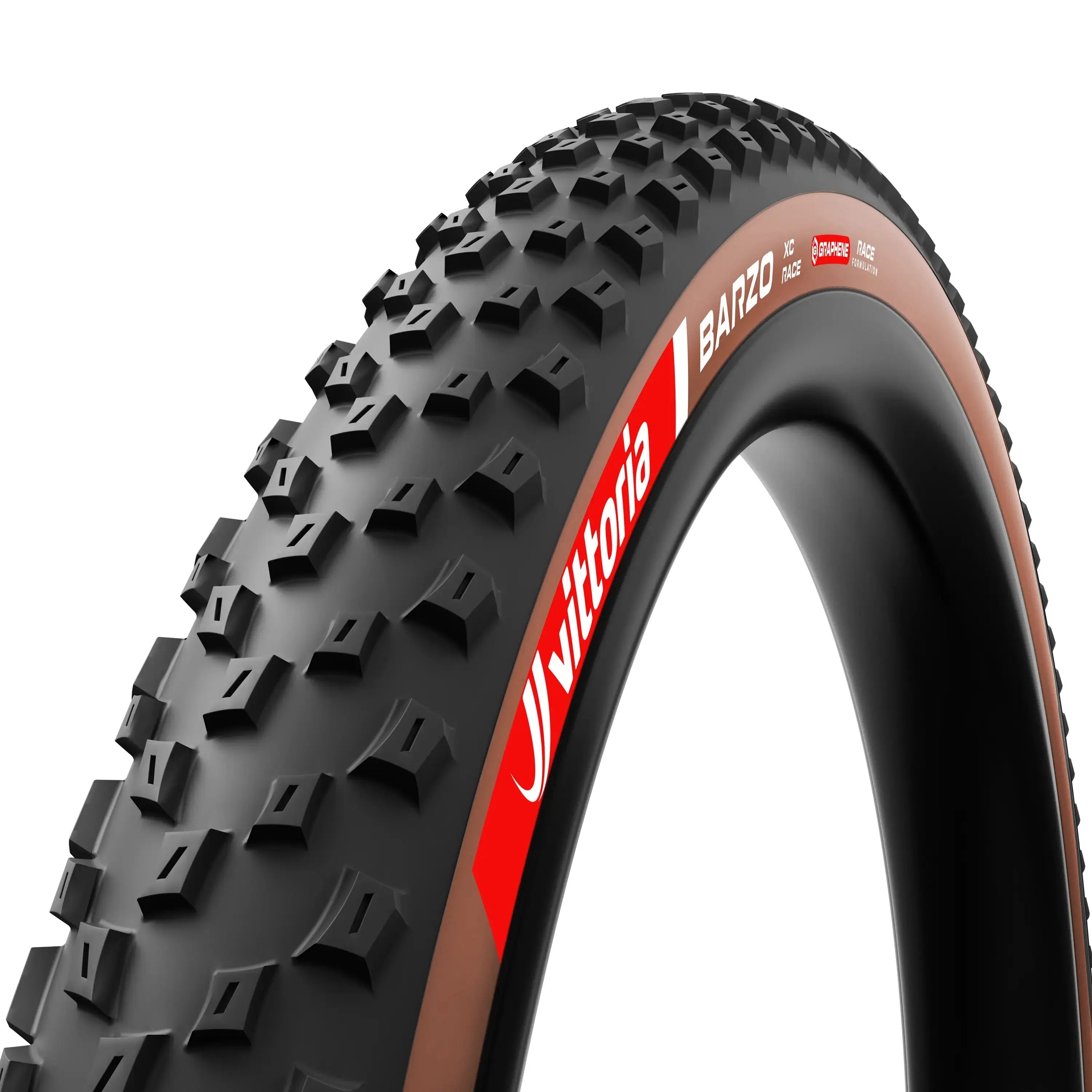 Vittoria Barzo XC Race Tubeless Tire Brown sidewall
