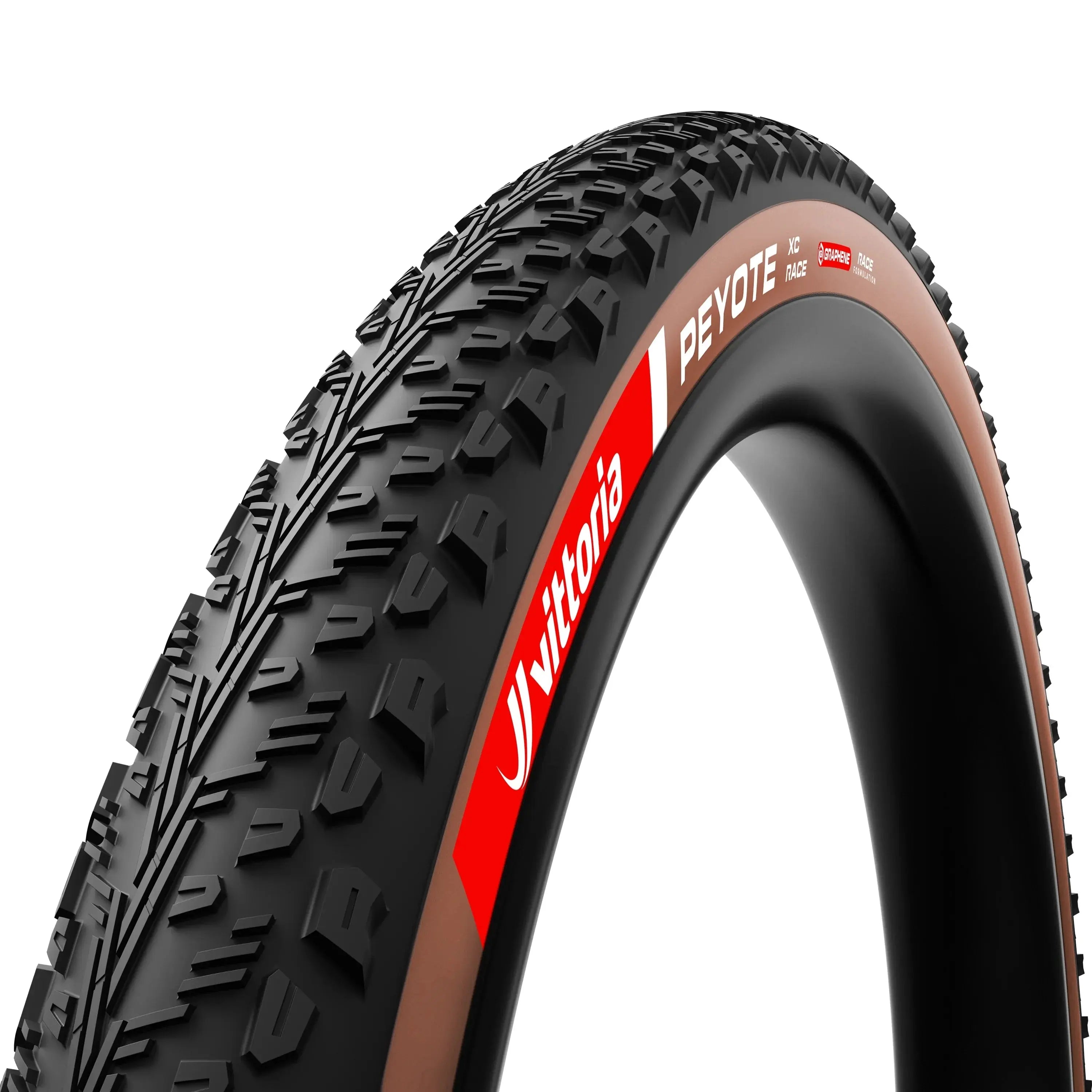 Vittoria Peyote XC Race Tubeless Tire Brown sidewall