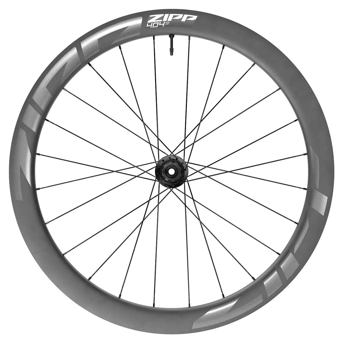 Zipp 404 S tubeless carbon disc-brake rear wheel with SRAM XDR driver, side view